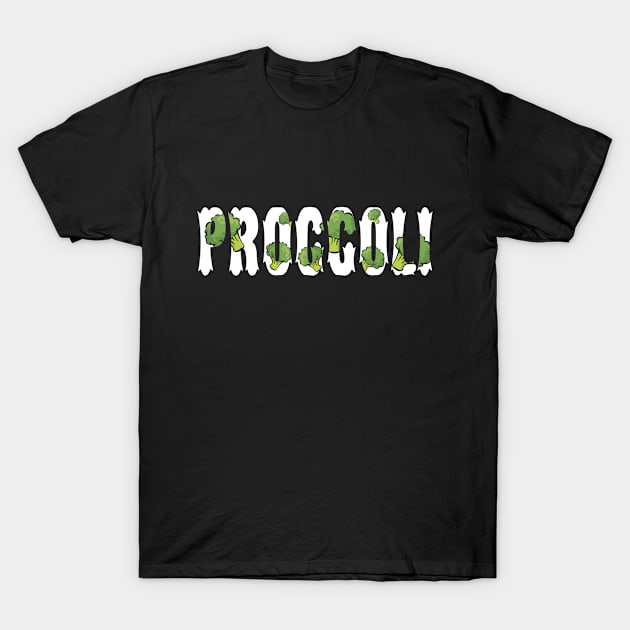 Proggolli - broccoli vegetarian, veggie birthday gift shirt T-Shirt by KAOZ